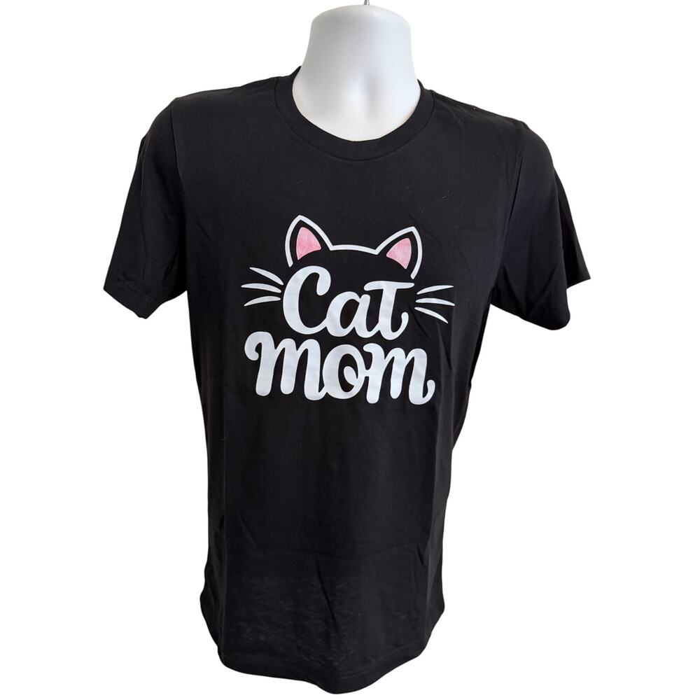 Medium Cat Mom T Shirt Cat Lover Clothing for Crazy Cat Ladies